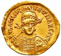 Basiliscus and Marcus, ca. late summer AD 475 to Aug. 476. Gold Solidus (4.06g)