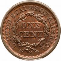 1845 N-10 R3- PCGS graded MS63 Brown, CAC Approved - 2