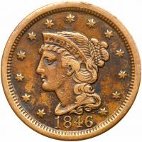 1846 N-26 R5 Tall Date, Repunched 1 F15