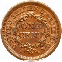 1847 N-14 R3+ PCGS graded MS62 Brown, CAC Approved - 2