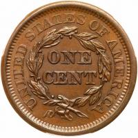 1850 N-3 R1 PCGS graded MS64 Brown, CAC Approved - 2