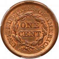 1850 N-21 R2+ PCGS graded MS65 Red & Brown, CAC Approved - 2