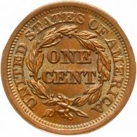 1852 N-5 R2 PCGS graded MS64 Brown, CAC Approved - 2