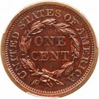 1855 N-10 R5 (as a Proof) Italic 55 PCGS PR Unc Details Cleaned - 2