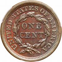 1856 N-18 R1 Italic 5 PCGS graded MS63 Brown - 2