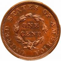 1854 Pattern Cent Judd-161 Original R4 PCGS graded PR65 Brown - 2