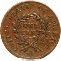 1793 S-9 R2 Wreath Cent, Vine & Bars Edge PCGS graded VF35 - 2