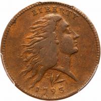 1793 S-11b R4 Wreath Cent with Lettered Edge PCGS graded VF25