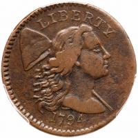 1794 S-64 R5- No Fraction Bar PCGS VF Details Edge Repaired