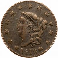 1818 N-4 R4+ PCGS VF Details Environmental Damage