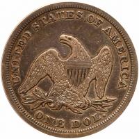 1846 Liberty Seated $1 ANACS VF25 - 2