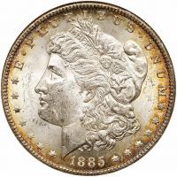 1885-CC Morgan $1 ANACS MS61