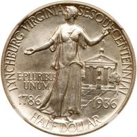 1936 Lynchburg Half Dollar - 2