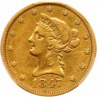 1847-O $10 Liberty