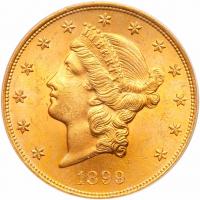 1899 $20 Liberty PCGS MS63