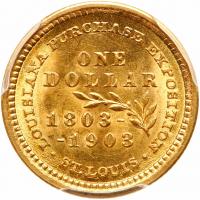 1903 Louisiana Purchase-Jefferson Dollar - 2