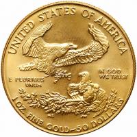 1987 $50 American Gold Eagle Gem Unc - 2
