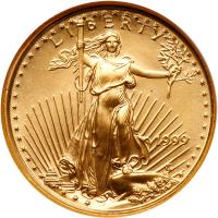 1999 $5 American Gold Eagle