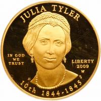 2009-W Julia Tyler $10 Gold Coin PCGS PF69 DC