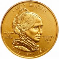 2011-W Lucy Hayes $10 Gold Coin PCGS MS69