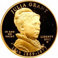 2011-W Julia Grant $10 Gold Coin PCGS PF69 DC