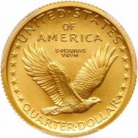 2016-W Standing Liberty Quarter 100th Anniversary Gold Coin PCGS Specimen 70 - 2