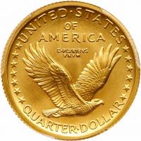 2016-W Standing Liberty Quarter 100th Anniversary Gold Coin PCGS Specimen 70 - 2