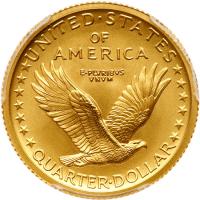 2016-W Standing Liberty Quarter 100th Anniversary Gold Coin PCGS Specimen 70 - 2