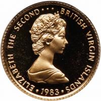 British Virgin Islands. 25 Dollars, 1983 Choice Brilliant Proof - 2