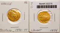 Worldwide. Pair of Ducats: VF Details - 2