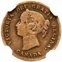 Canada. 5 Cents, 1875-H NGC VG10