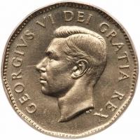 Canada. 5 Cents, 1948 PCGS MS66