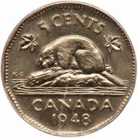 Canada. 5 Cents, 1948 PCGS MS66 - 2