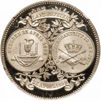 German States: Saxony. Medal, 1898 NGC PF62 UC - 2