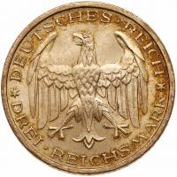 Germany. 3 Reichsmark, 1927-A Unc - 2