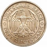 Germany. 3 Reichsmark, 1929-E Unc - 2