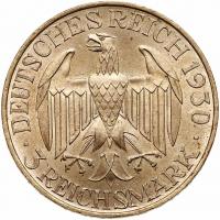 Germany. 3 Reichsmark, 1930-A Brilliant Unc - 2