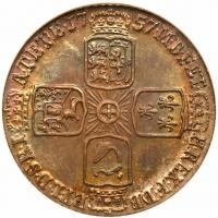Great Britain. Sixpence, 1757 ANACS AU58 - 2