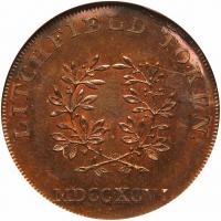 Great Britain. Staffordshire. Conder Halfpenny, 1796 NGC MS63 RB - 2