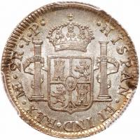 Peru. 2 Reales, 1819-JP (Lima) PCGS AU58 - 2