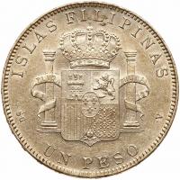 Philippines. Peso, 1897-SGV EF to About Unc - 2