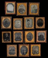 Collection of 20 19th Century Photographs: Mix of Daguerreotypes, Ambrotypes and Tintypes all of Women and Some Children