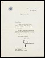 Johnson, Lyndon B., Typed Letter Signed as "Lyndon" as Vice President