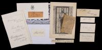 24 Letter/Signatures of 19th Century Notables: Charles Guiteau, John Hay, Stephen Douglas, Hannibal Hamlin, Schuyler Colfax, Edw