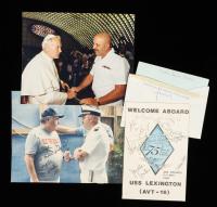 WITHDRAWN - Paulus, Joannes II, Pope John Paul II Signed Photo 1990 + Signed Celebrity Wishes to US Naval Chaplain Jim Vargo