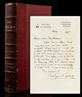 Kipling, Rudyard. "The Seven Seas" 1st Edition, Autograph Letter Signed by Kipling Laid on End Paper
