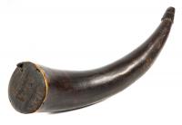 Positively Identified Powder Horn from the 11th Virginia Regiment, Formed in 1777, Also Known as Morgan's Rifles