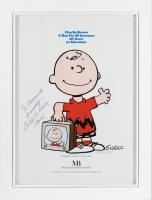 Charles M. Schulz Inscribed and Signed Anniversary Poster for 20 years of Television, 1984, by the Museum of Broadcasting Art