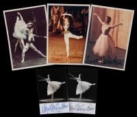 Ballet: One Signed Photo by Rudolph Nureyev and Three by Dame Margot Fonteyn Arias