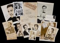 Crooners and Big Band: Archive 50+ Autographs and Signed Photos Including Bing Crosby, Dorsey Bros., Goodman, Carmichael, H. Jam